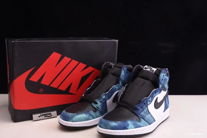 High 1 Tie-Dye Air CD0461-100 Jordan OG 0812